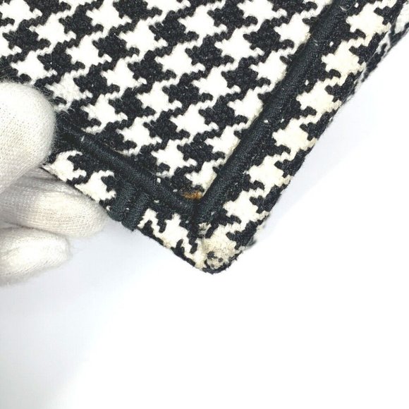 Authentic Dior Staggered pattern Hound Tooth Embroidery Book tote Tote Bag - Picture 3 of 12